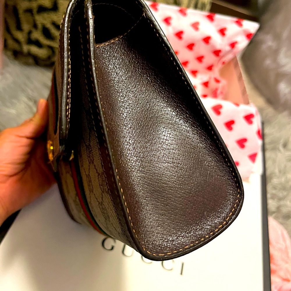 GUCCI canvas/clutch/wallet/ wristlet authentic Gucci GG monogram vintage new!🔥🔥 - Picture 11 of 13